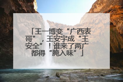 王一博变“广西表哥”，王安宇成“王安全”！谁来了两广都得“腌入味”